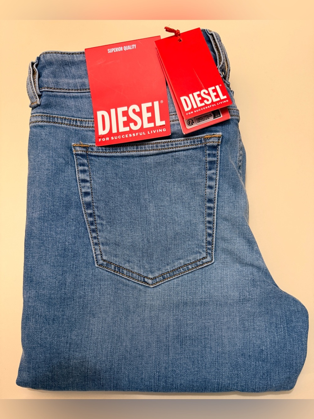 Diesel  Men’s Light Blue Slim Jeans(brand new)